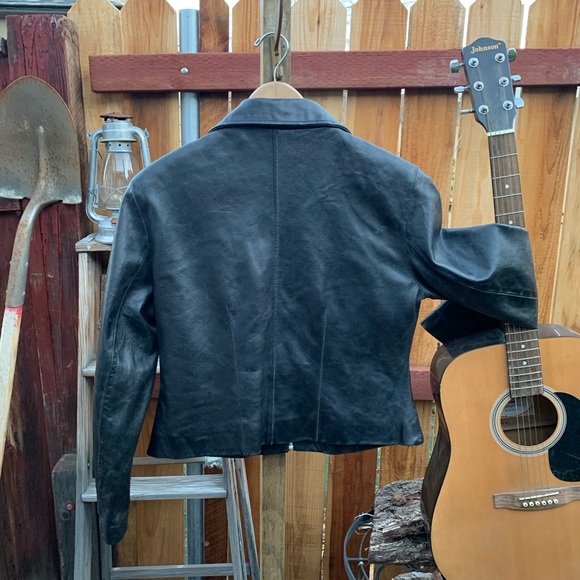 French Laundry Jackets & Coats Vintage 9s French Laundry Leather